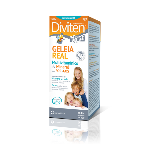 Diviten Infantil Geleia Real - 300 ml - Farmodiética
