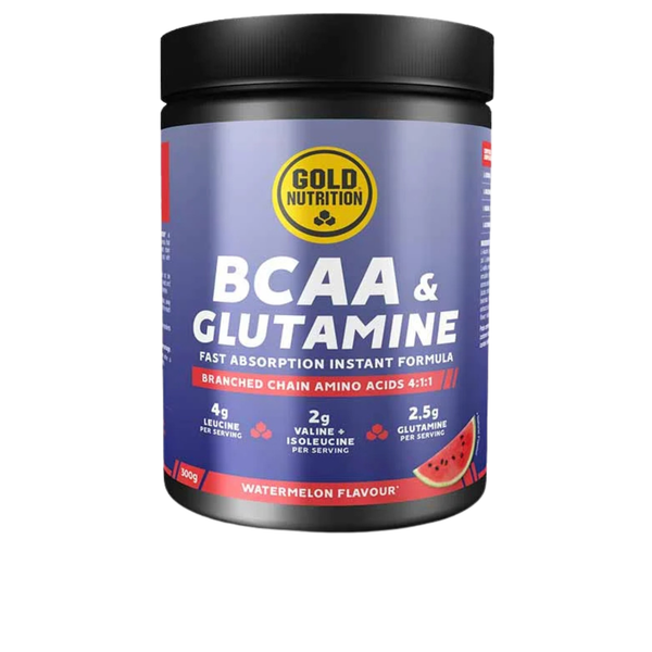 BCAA & Glutamine - 300 g - Melancia - GoldNutrition