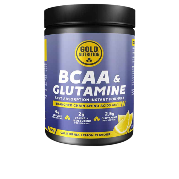 BCAA & Glutamine - 300 g - Limão - GoldNutrition