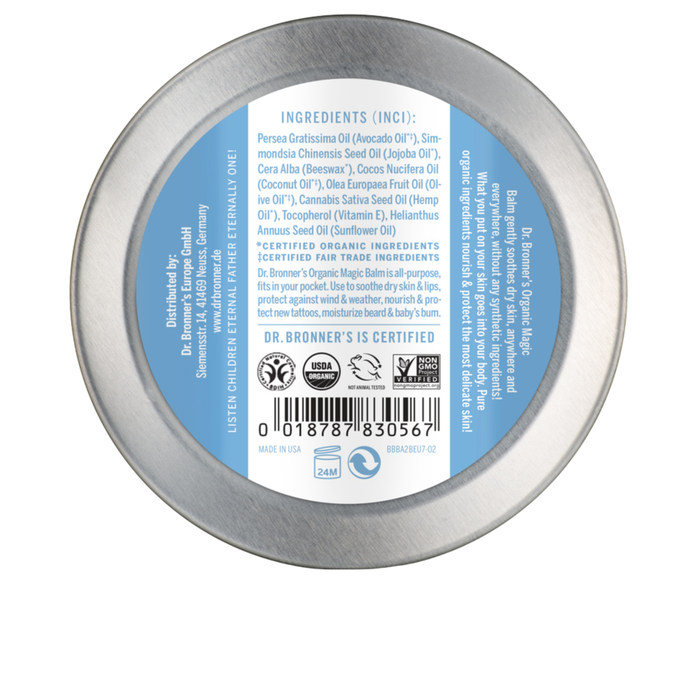 Bálsamo Biológico - Soft-Baby - 60 g - Dr. Bronner’s