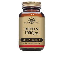Biotin 1000 µg - 50 cápsulas vegetais - Solgar