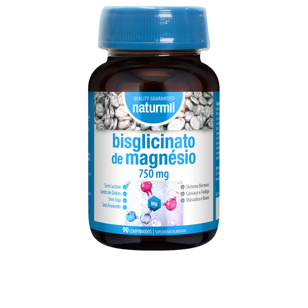 Bisglicinato de Magnésio - 90 comprimidos - Naturmil