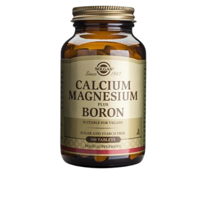 Calcium + Magnesium + Boron - 100 comprimidos - Solgar