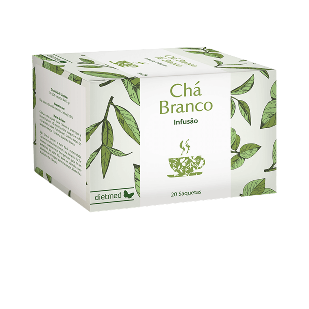 Chá Branco - 20 saquetas - Dietmed