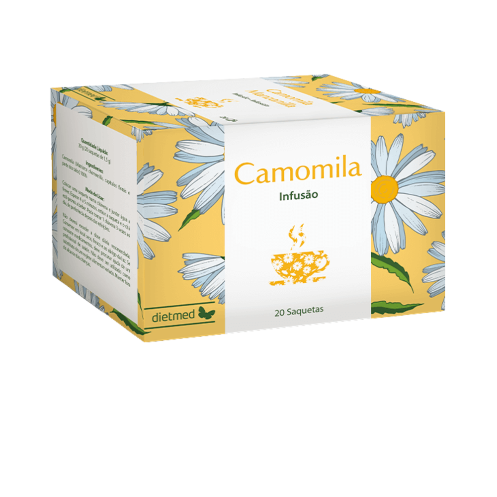Chá Camomila - 20 saquetas - Dietmed