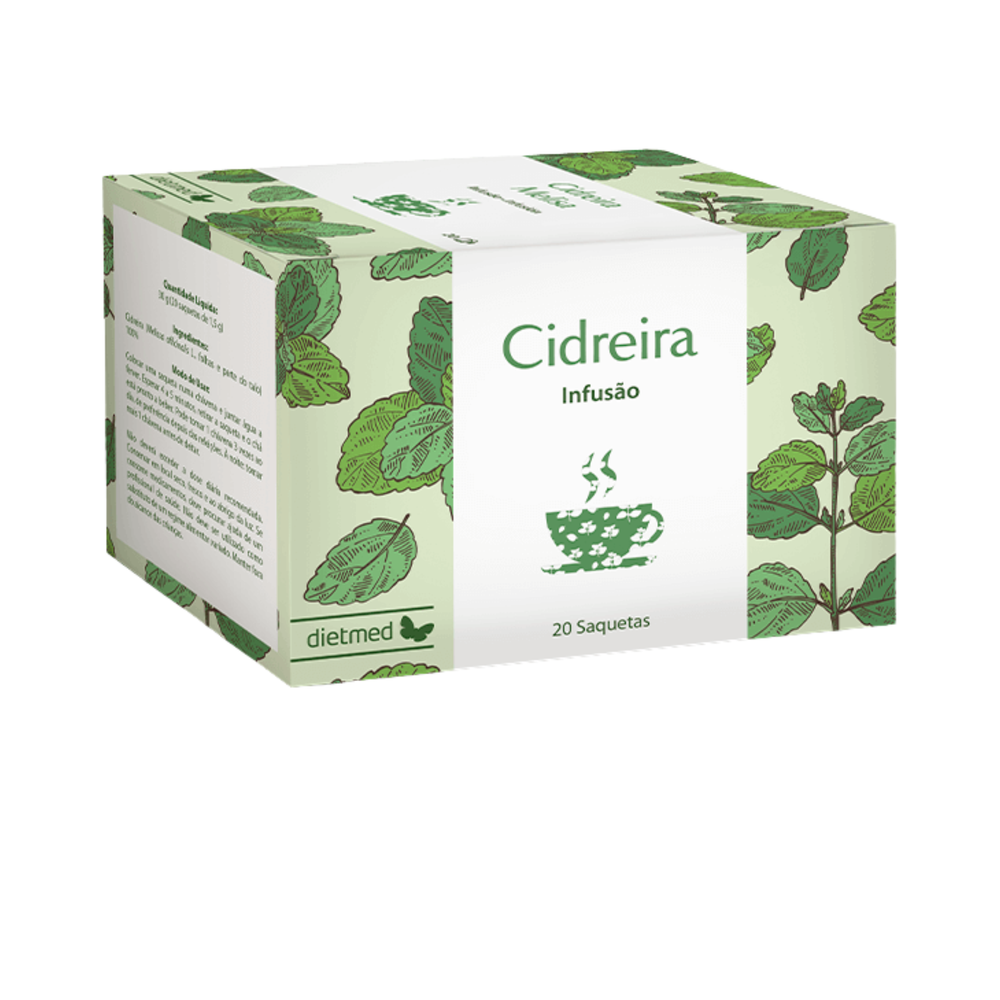 Chá Cidreira - 20 saquetas - Dietmed