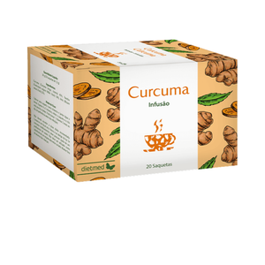 Chá Curcuma - 20 saquetas - Dietmed