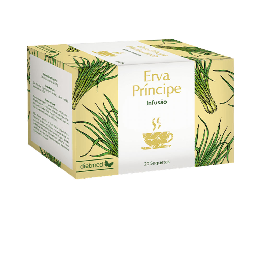 Chá Erva Príncipe - 20 saquetas - Dietmed