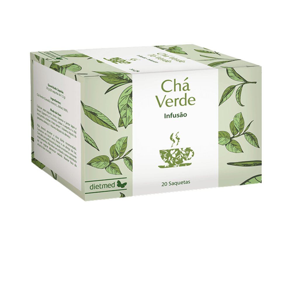 Chá Verde - 20 saquetas - Dietmed