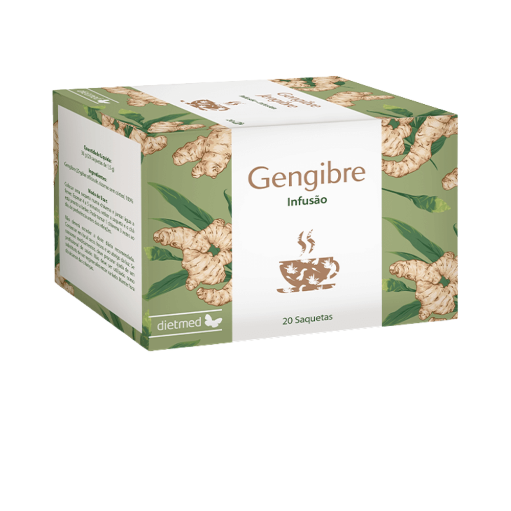 Chá Gengibre - 20 saquetas - Dietmed
