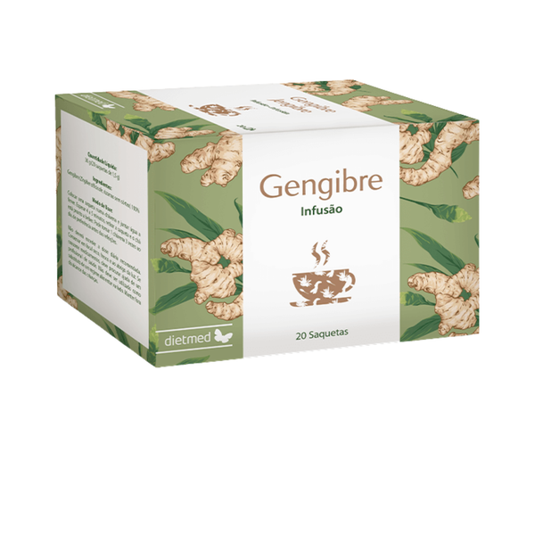 Chá Gengibre - 20 saquetas - Dietmed