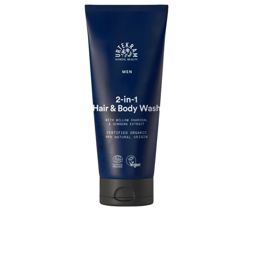Champô e Gel de Duche para Homem - 200 ml - Urtekram
