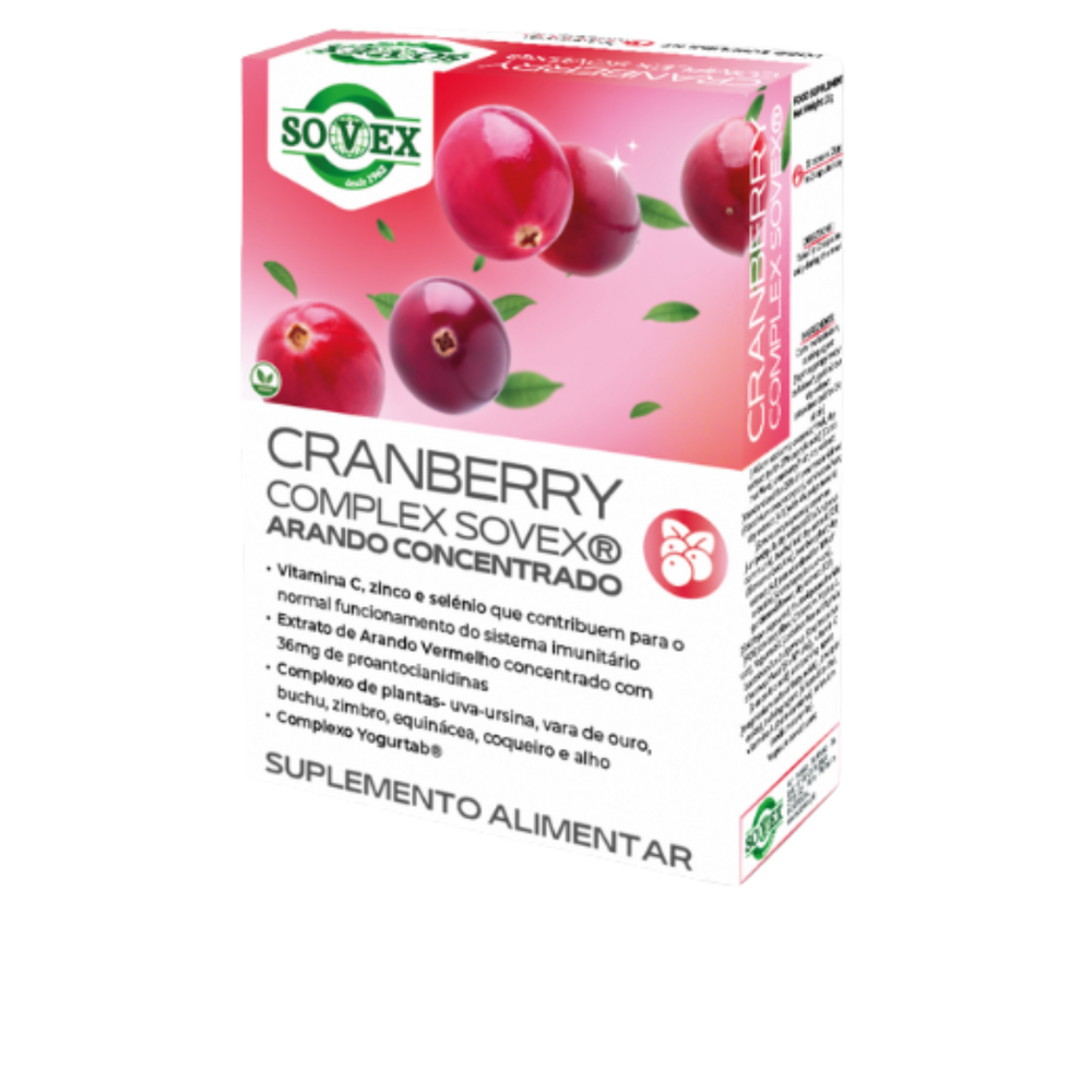 Cranberry Complex Sovex - 30 cápsulas - Sovex
