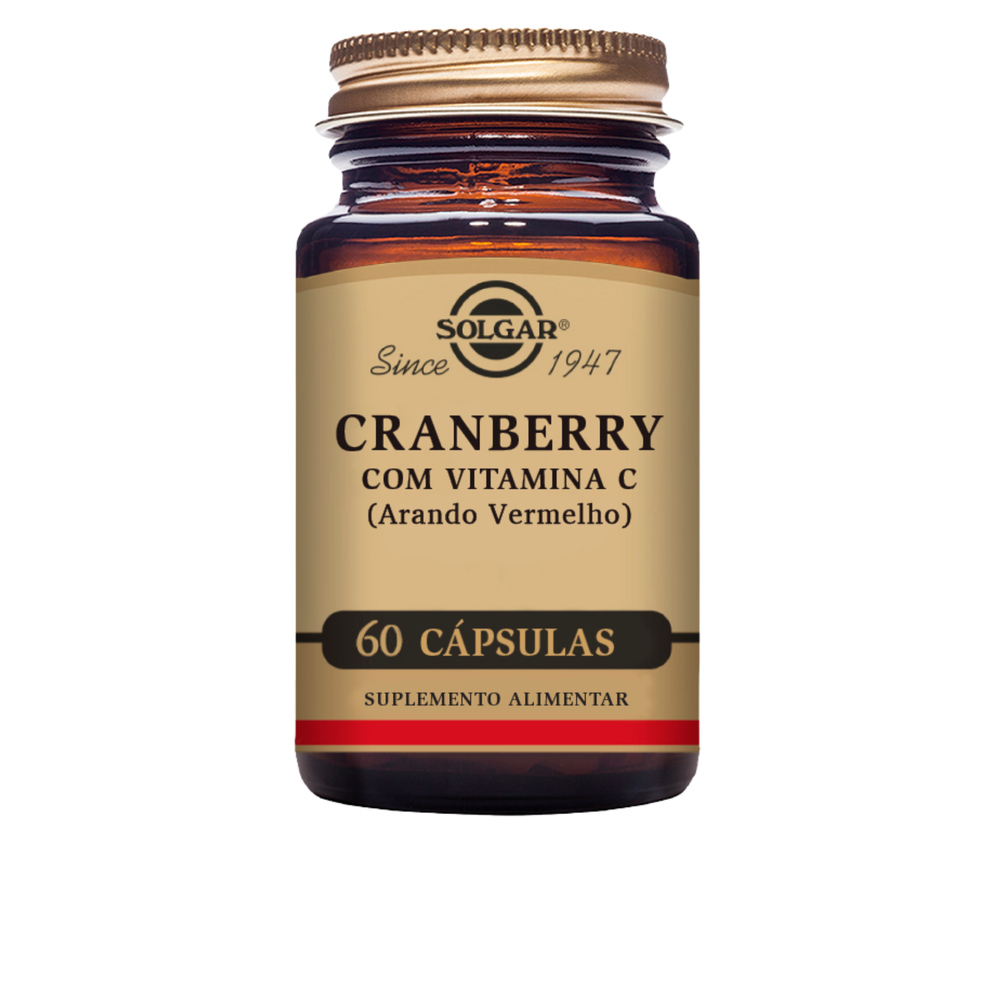 Cranberry + Vitamina C - 60 cápsulas vegetais - Solgar