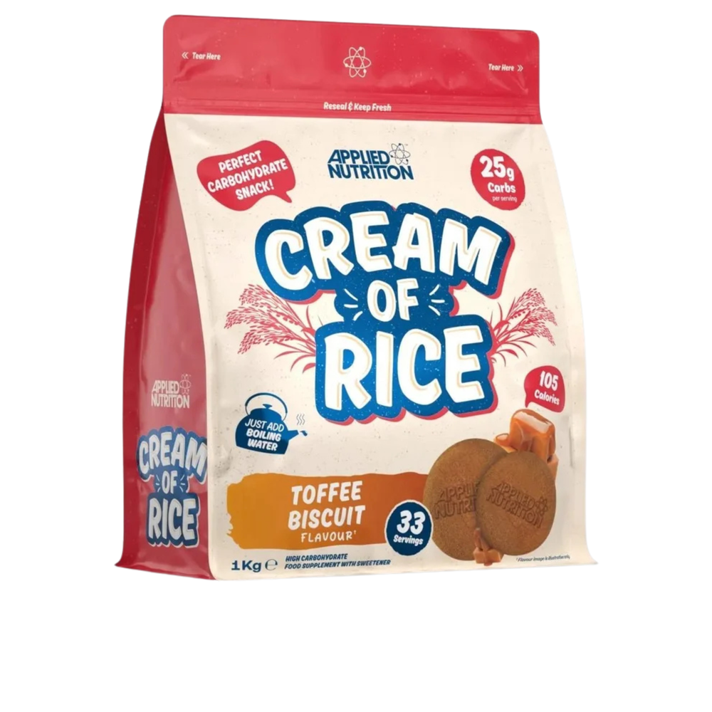 Cream of Rice - 1 kg - Biscoito de Caramelo - Applied Nutrition