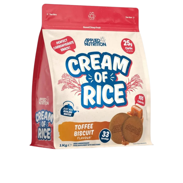 Cream of Rice - 1 kg - Biscoito de Caramelo - Applied Nutrition