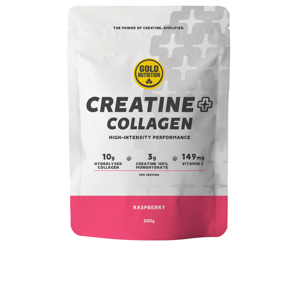 Creatine + Collagen - 200 g - Framboesa - GoldNutrition