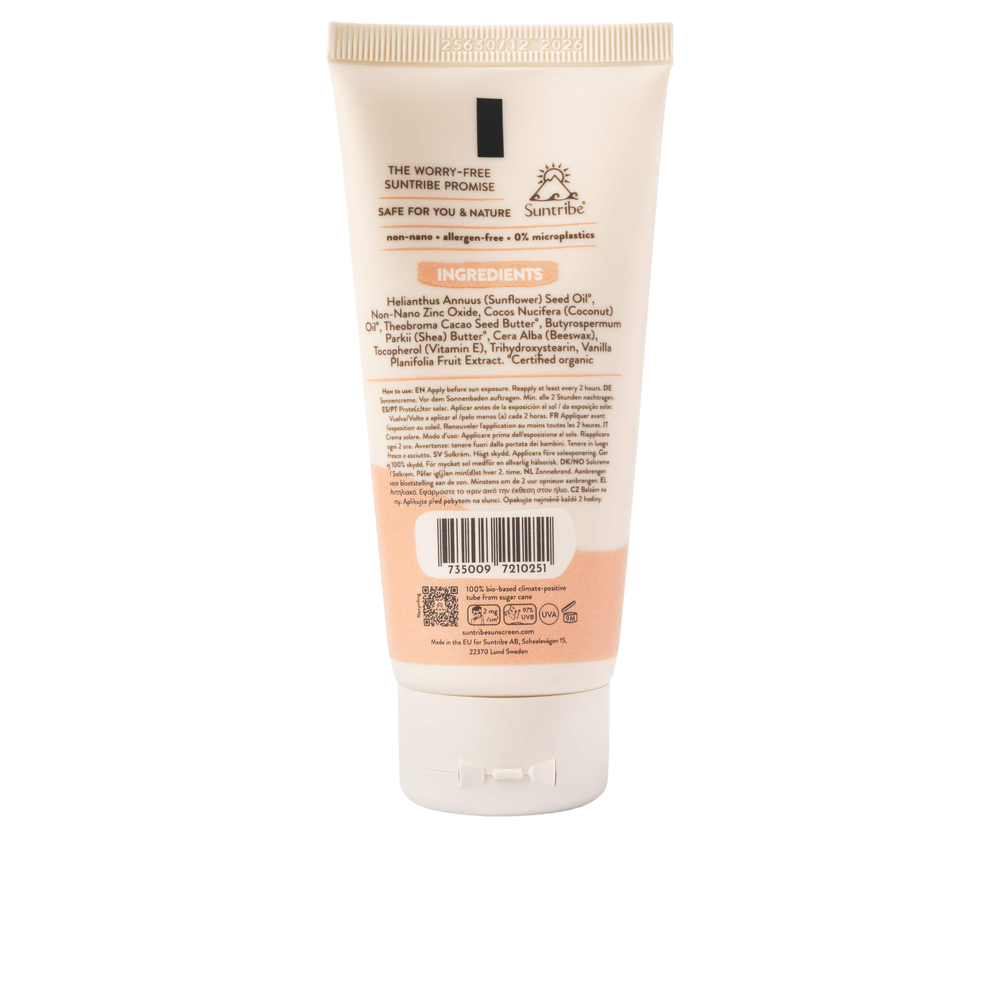 Creme Protetor Solar Mineral Natural Infantil Baunilha FPS 30 - 100 ml - Suntribe