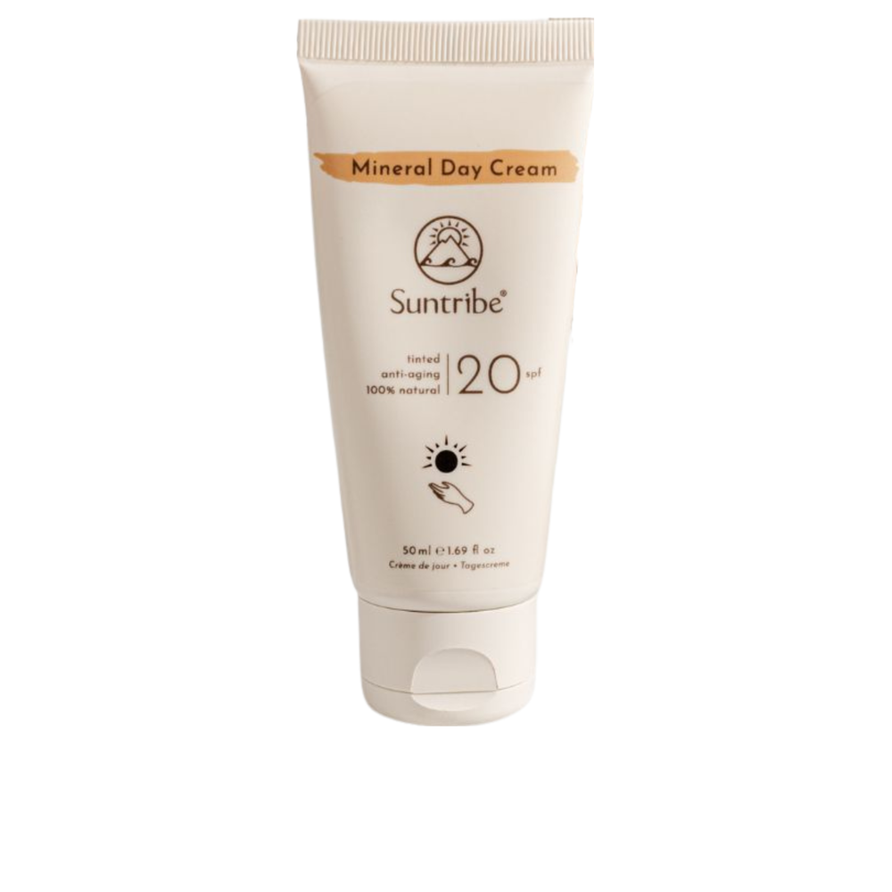 Creme de Dia Natural Mineral FPS 20 com cor - 50 ml - Suntribe