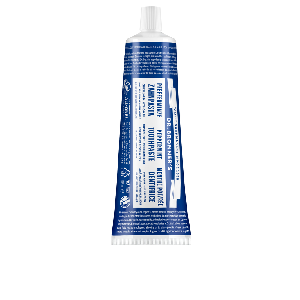 Dentífrico Biológico - Hortelã-Pimenta - 105 ml - Dr. Bronner's