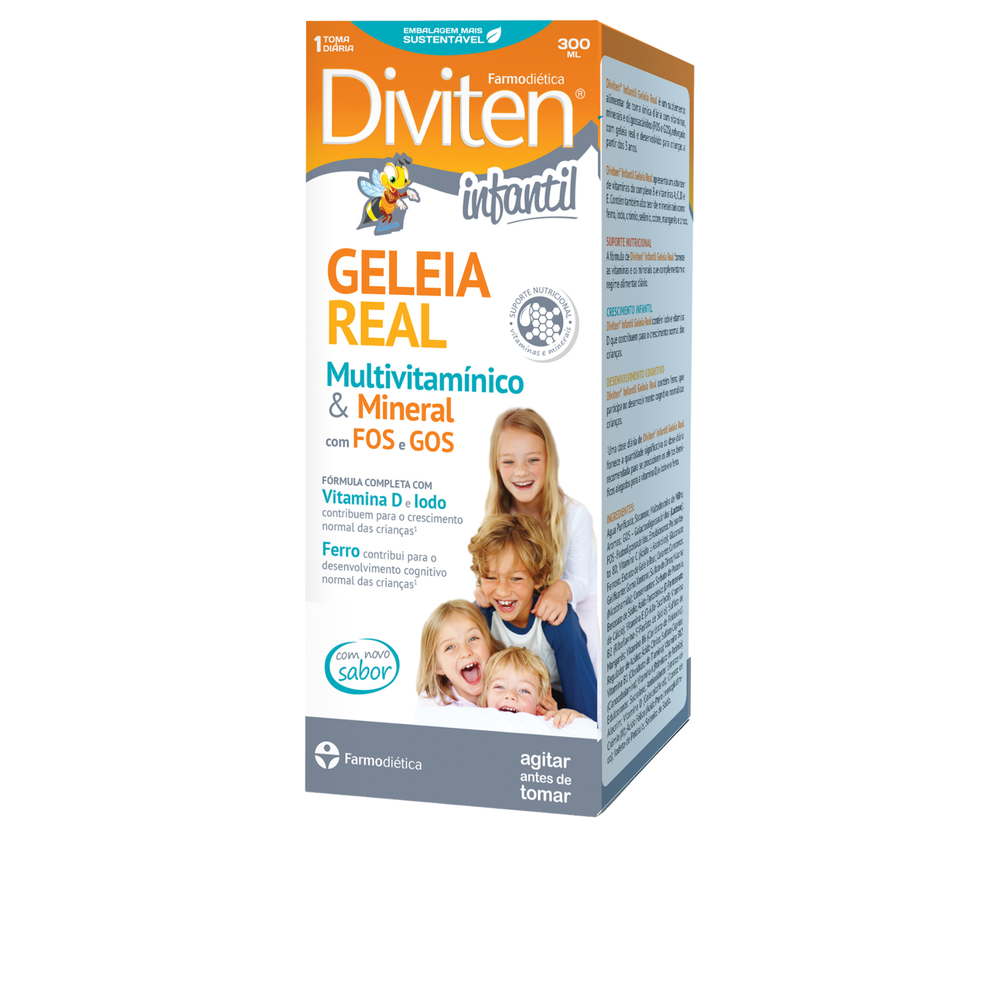Diviten Infantil Geleia Real - 300 ml - Farmodiética