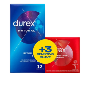 Pack Preservativos Natural - 15 unidades - Durex