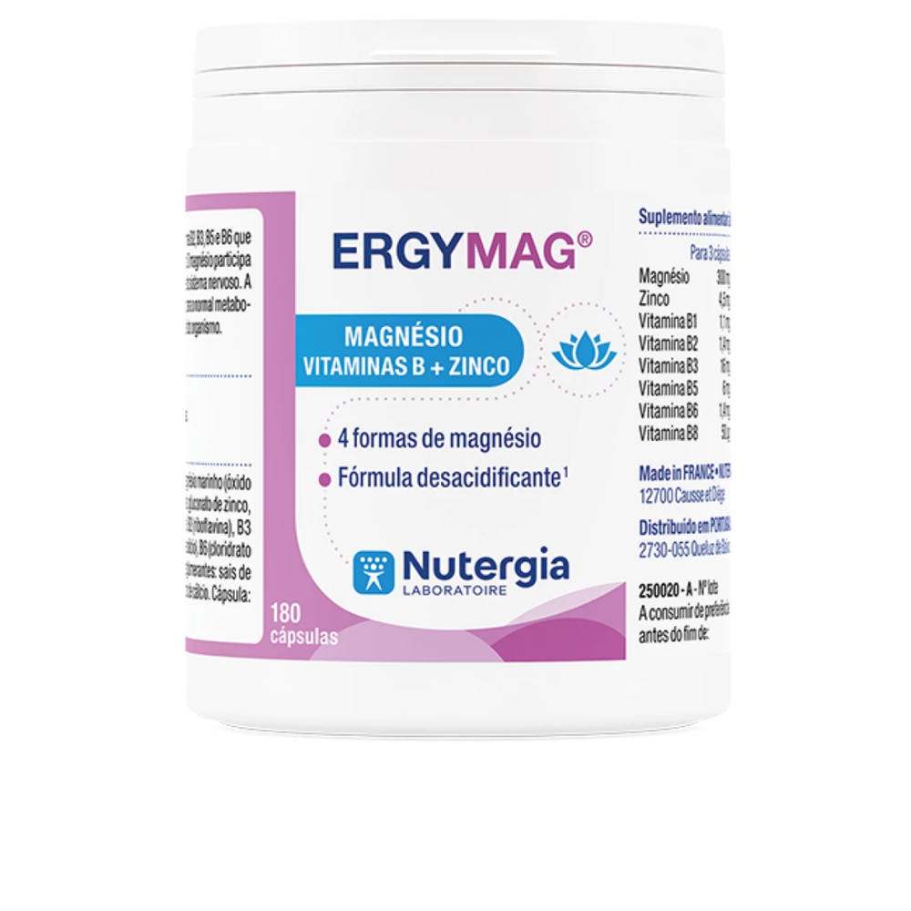 ErgyMag - 180 cápsulas - Nutergia