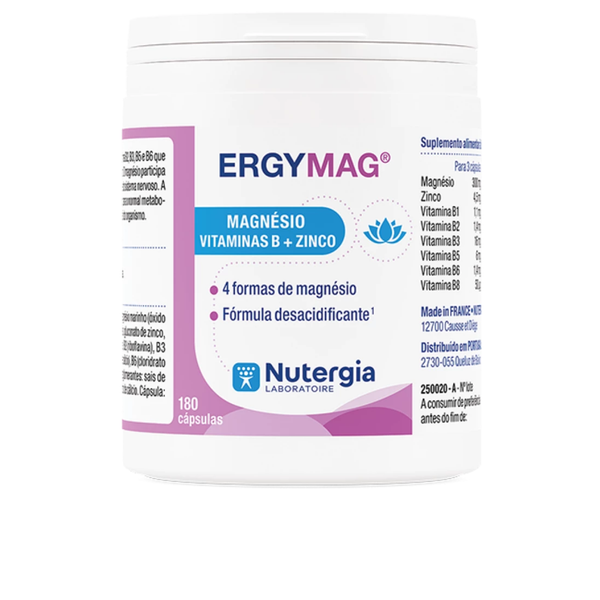 ErgyMag - 180 cápsulas - Nutergia