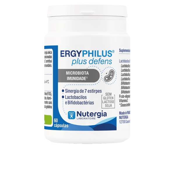 ErgyPhilus Plus Defens - 60 cápsulas - Nutergia