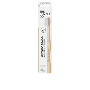 Escova Dentes Bambu Adulto Sensitive - Branco - The Humble Co.