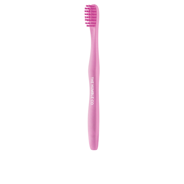 Escovas de Dentes Plant-based Criança Ultra Suave - Rosa - The Humble Co.