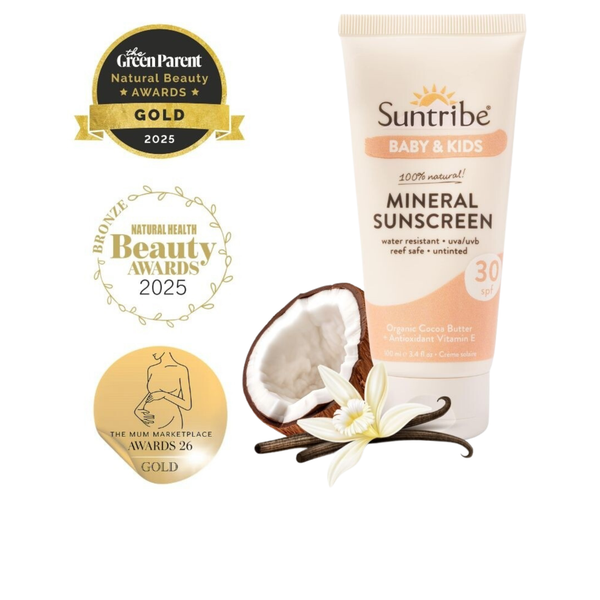 Creme Protetor Solar Mineral Natural Infantil Baunilha FPS 30 - 100 ml - Suntribe