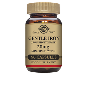 Gentle Iron 20MG - 90 cápsulas vegetais - Solgar