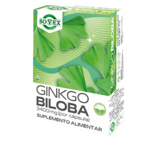 Ginkgo Biloba 3400mg - 60 cápsulas - Sovex