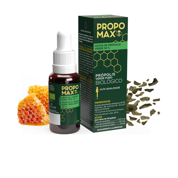 Gotas de Própolis Verde 30% - 30 ml - Própomax