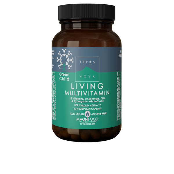 Green Child Living Multivitamin - 50 cápsulas vegetais - TerraNova