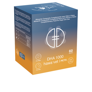 Hawa Vet - DHA 1000 - Pets - 60 cápsulas