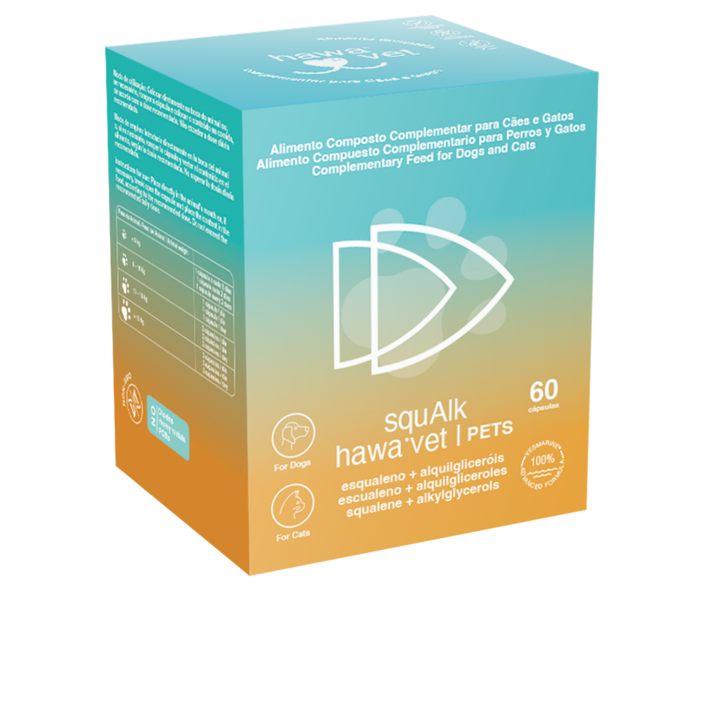 Hawa Vet - SquAlk - Pets - 60 cápsulas