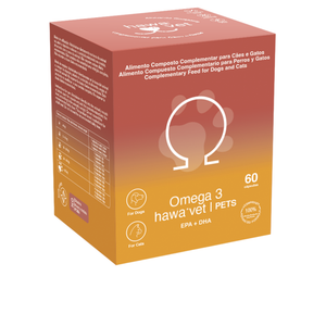 Hawa Vet - Ómega 3 (EPA+DHA) - Pets - 60 cápsulas