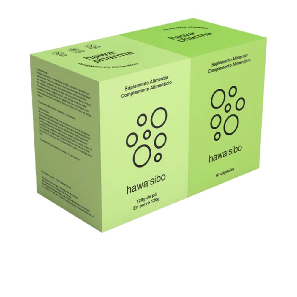 Hawa Sibo Kit - 120 g + 90 cápsulas - Hawa Pharma