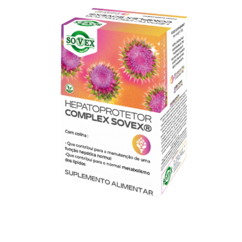 Hepatoprotetor Complex Sovex - 60 cápsulas - Sovex