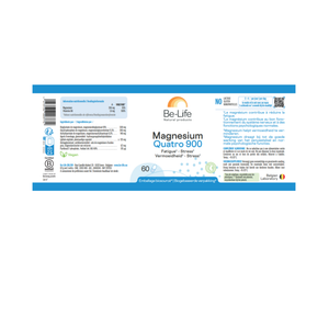 Magnesium Quatro 900 - 60 cápsulas - Be-Life
