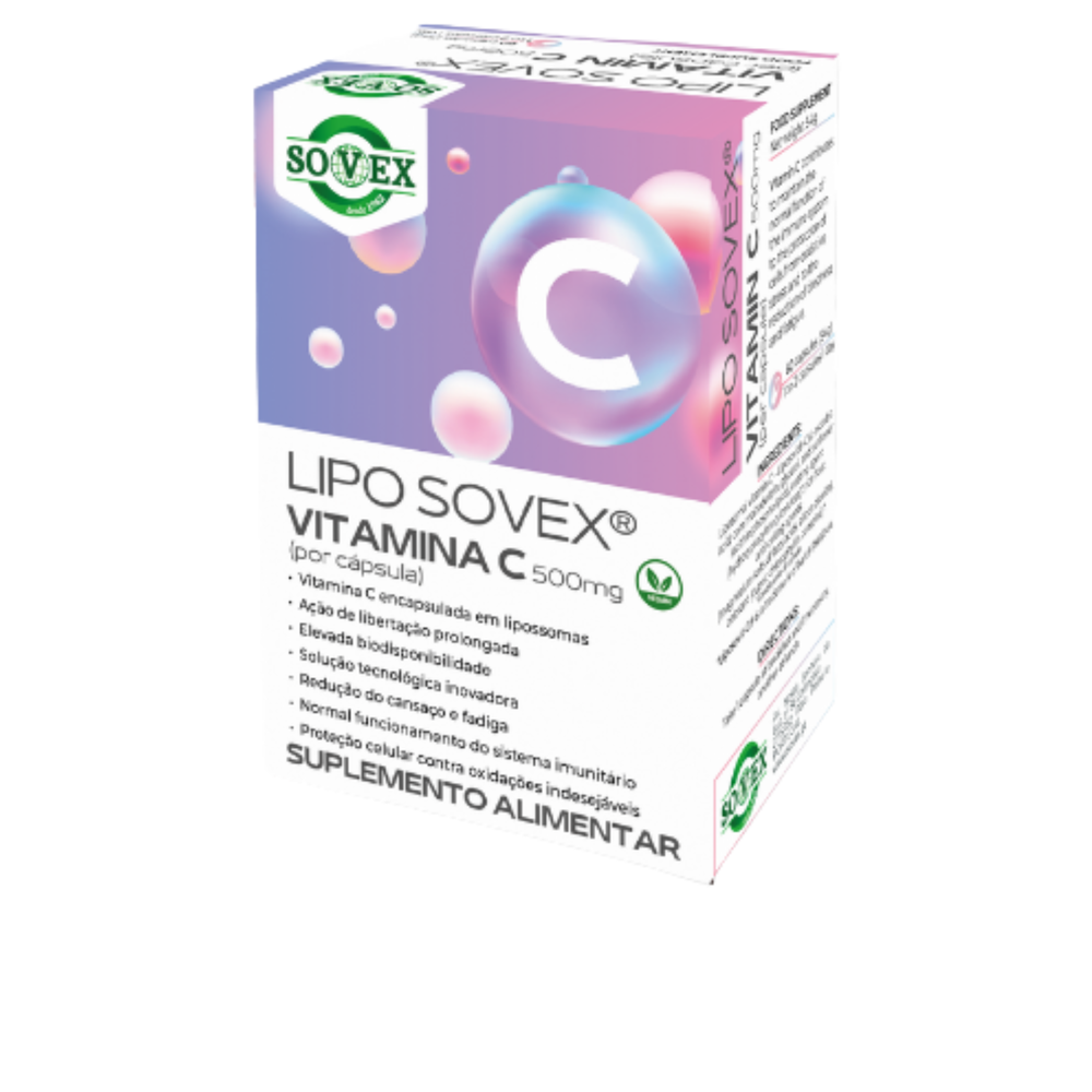 Lipo Sovex Vitamina C  500mg - 60 cápsulas - Sovex