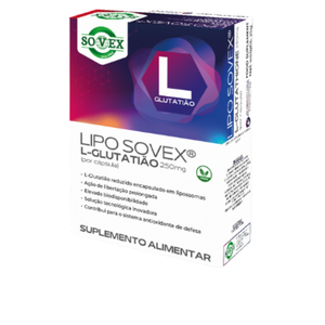 Lipo Sovex L-Glutatião 250mg - 30 cápsulas - Sovex