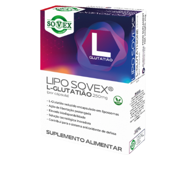 Lipo Sovex L-Glutatião 250mg - 30 cápsulas - Sovex