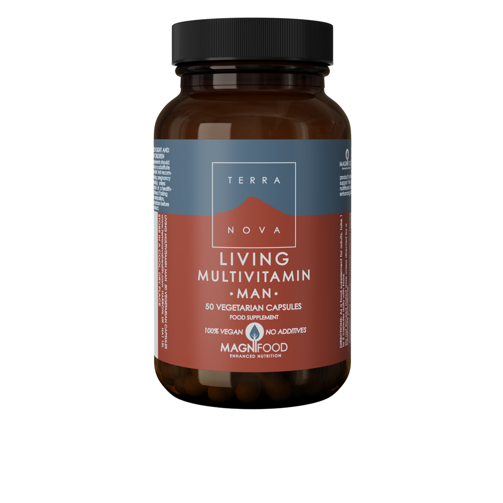 Living Multivitamin Man - 50 cápsulas vegetais - TerraNova