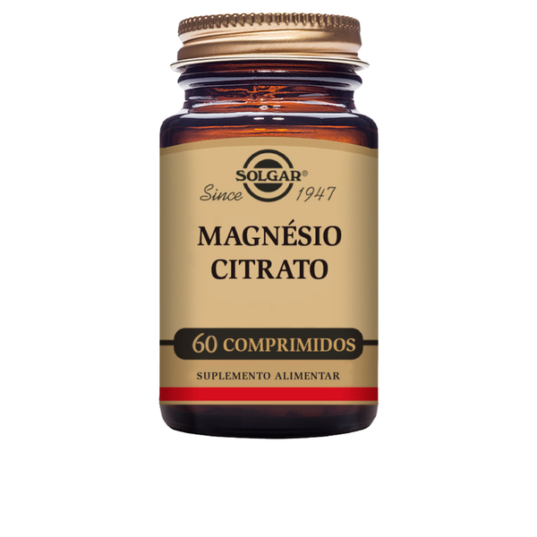 Magnésio Citrato - 60 comprimidos - Solgar