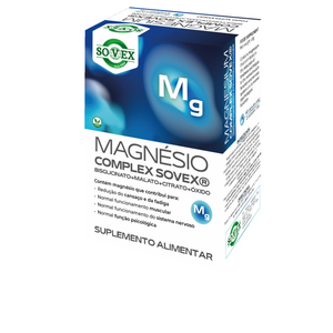 Magnésio Complex Sovex - 60 cápsulas - Sovex