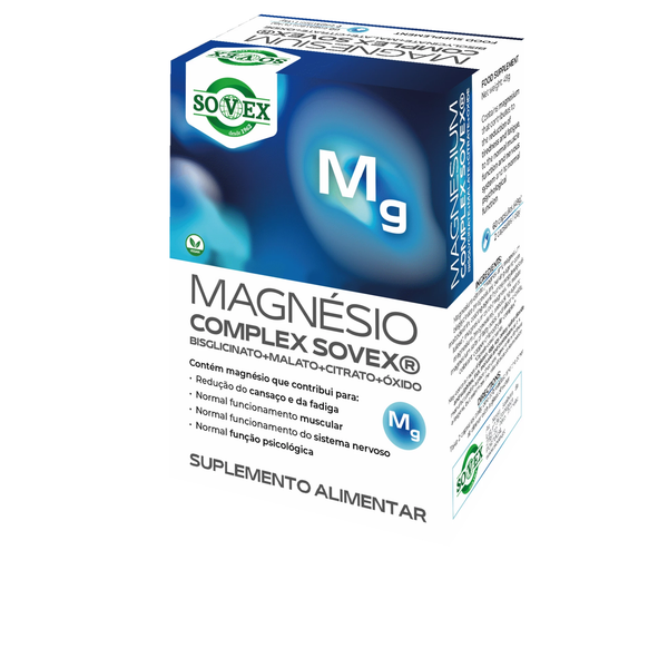 Magnésio Complex Sovex - 60 cápsulas - Sovex