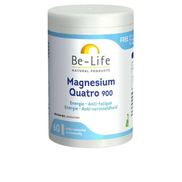 Magnesium Quatro 900 - 60 cápsulas - Be-Life